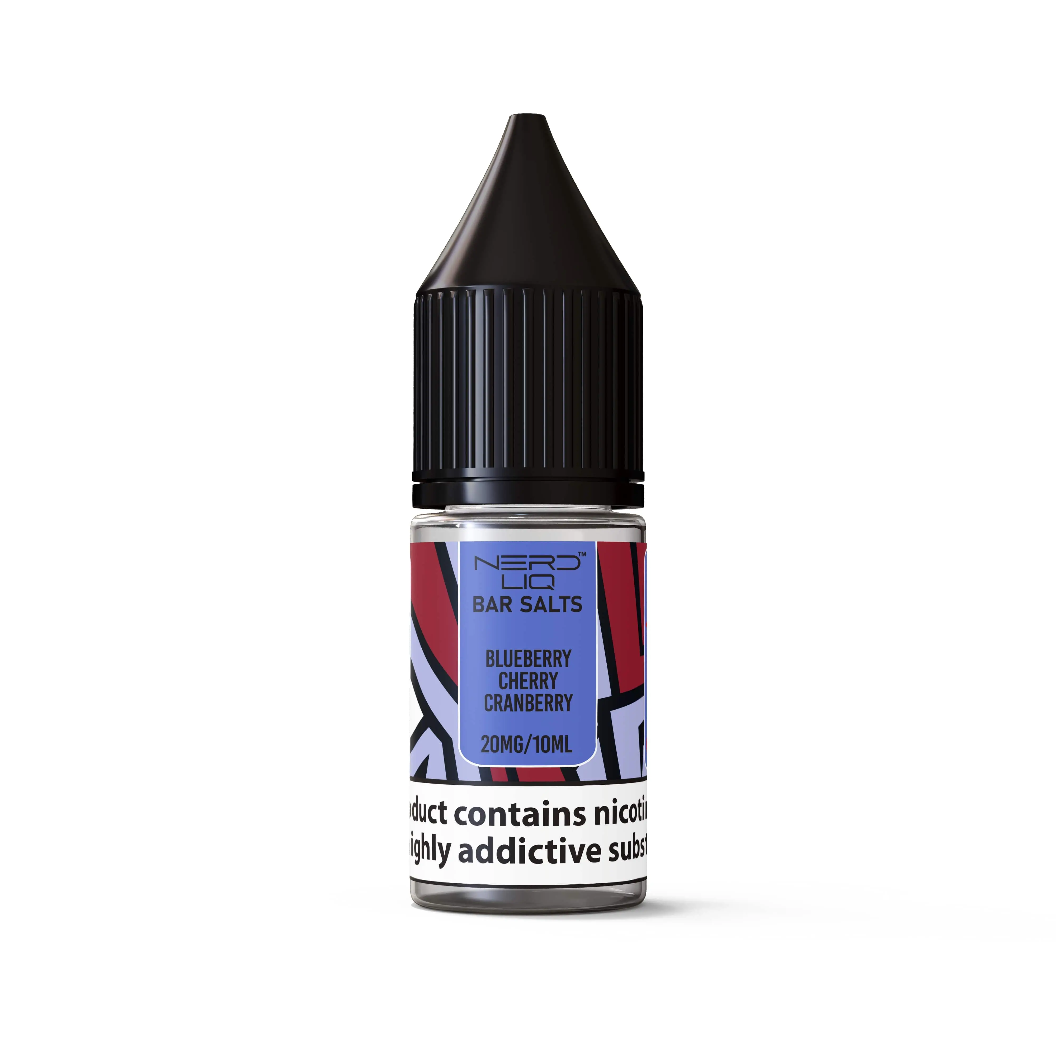 Blueberry Cherry Cranberry Nic Salt E-liquid by Nerd Liq 10ml